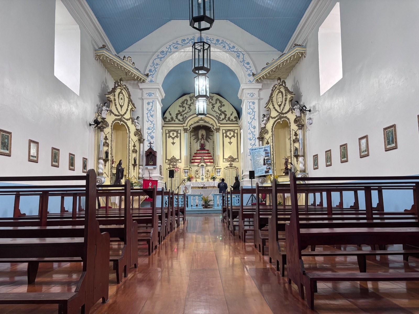 Interior da igreja de Santo Amaro